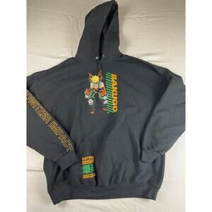 My Hero Academia Bakugo Hoodie 2XL Black Anime Sweatshirt Exc p2/5